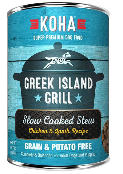 Koha Dog Grain Free Greek Island Stew 12.7oz. (Case of 12)