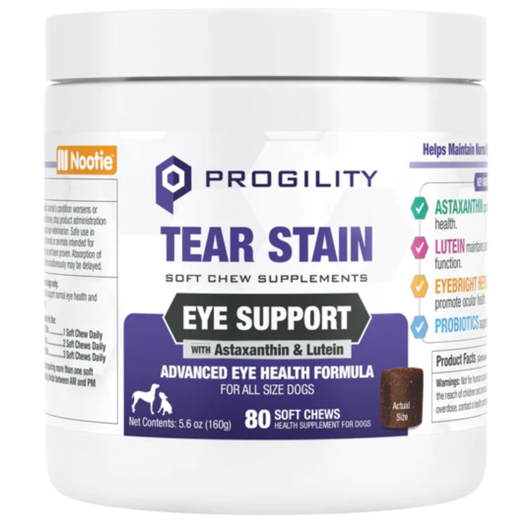 Nootie Dog Progility Tear Stain & Eye Support Chew 80 Count