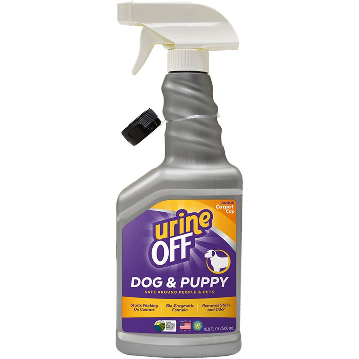 Urine Off Dog & Puppy Hard Surface Sprayer with Carpet Applicator Cap 1ea/16.9 oz