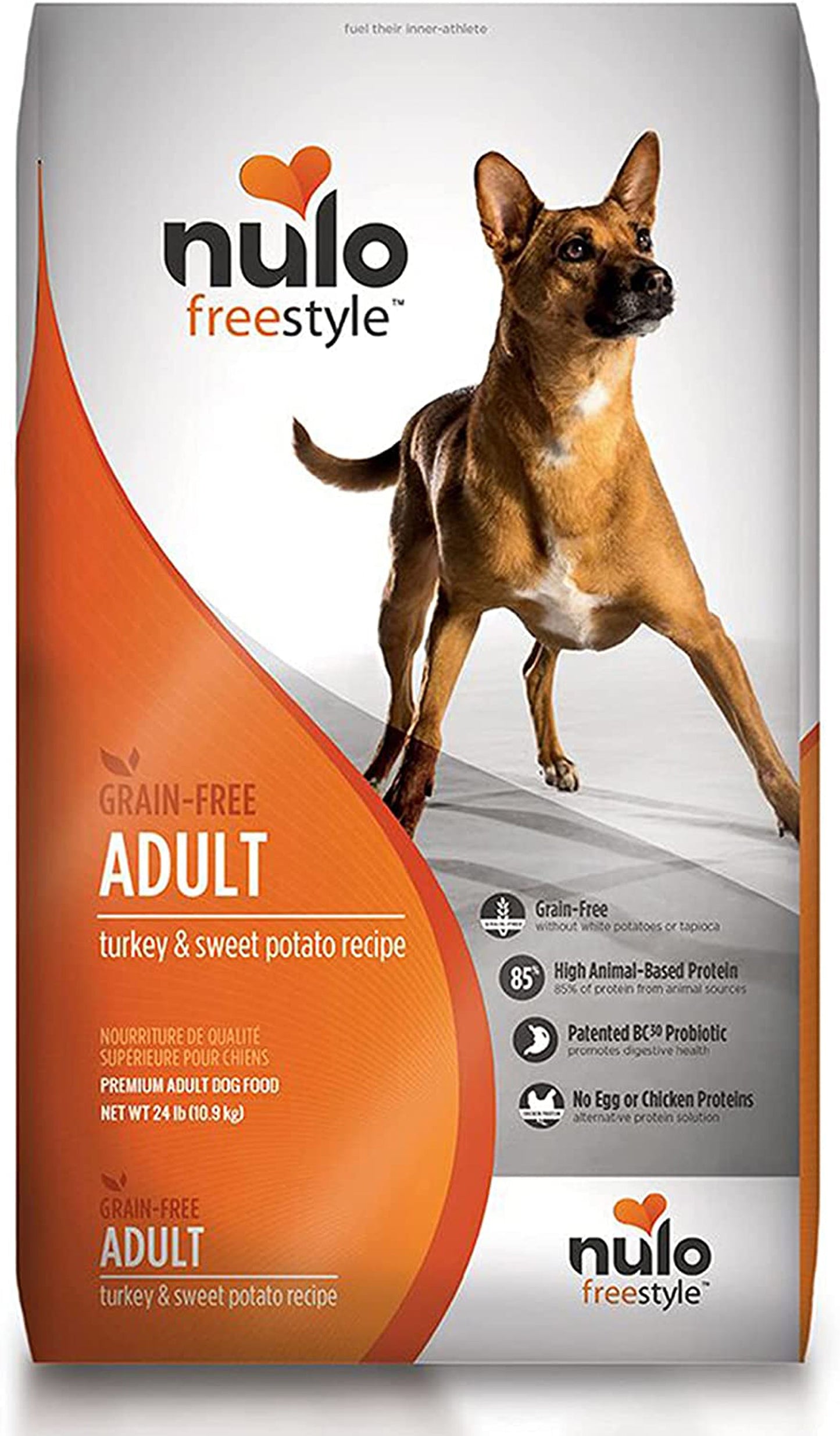 Nulo FreeStyle Grain Free Adult Dry Dog Food Turkey & Sweet Potato 1ea/24 lb
