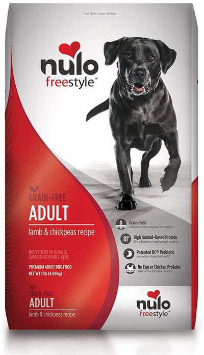 Nulo FreeStyle Grain Free Adult Dry Dog Food Lamb & Chickpeas 1ea/24 lb