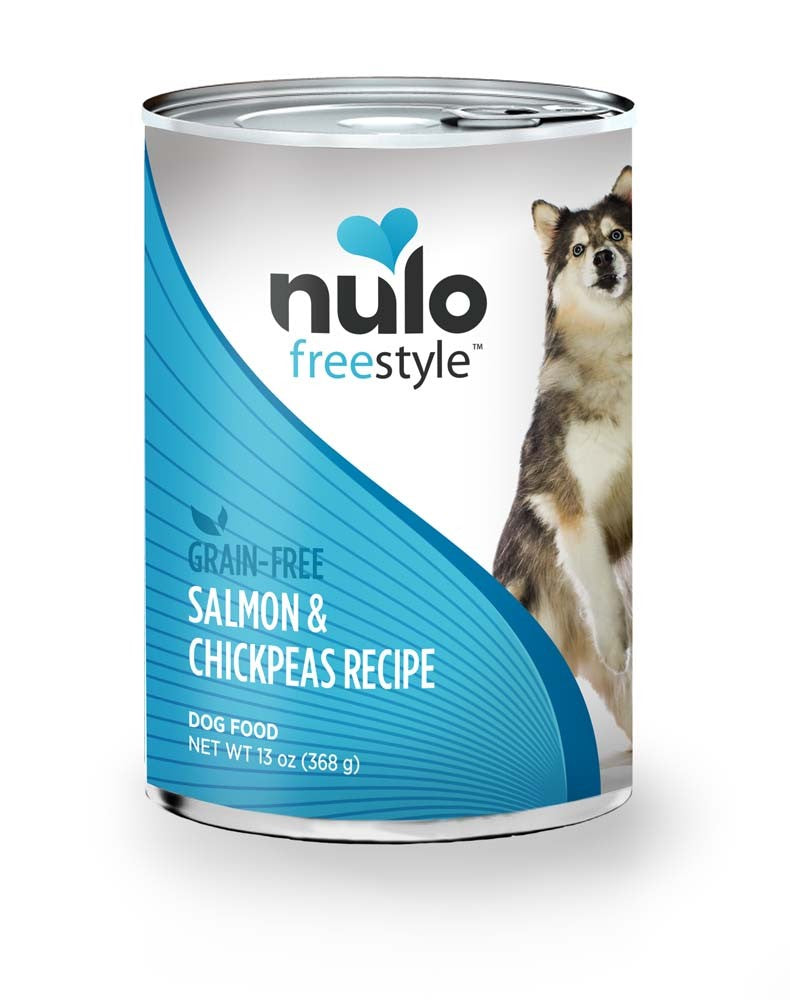 Nulo Freestyle Grain Free Wet Dog Food Salmon & Chickpeas 13oz. (Case of 12)