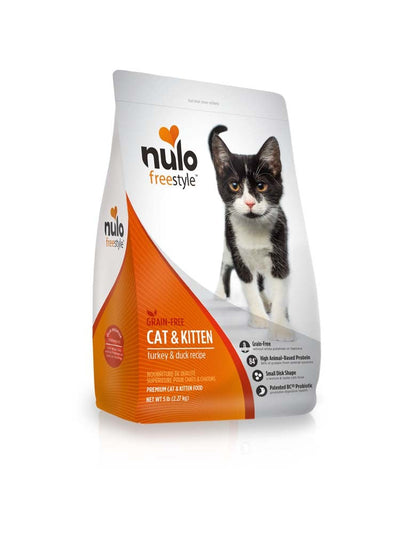 Nulo Freestyle Grain-Free Dry Cat & Kitten Food Turkey & Duck 1ea/5 lb