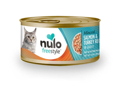 Nulo Freestyle Grain-Free Minced Wet Cat Food Salmon & Turkey 24ea/3 oz