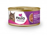 Nulo Freestyle Grain-Free Shredded Wet Cat Food Beef & Rainbow Trout 24ea/3 oz