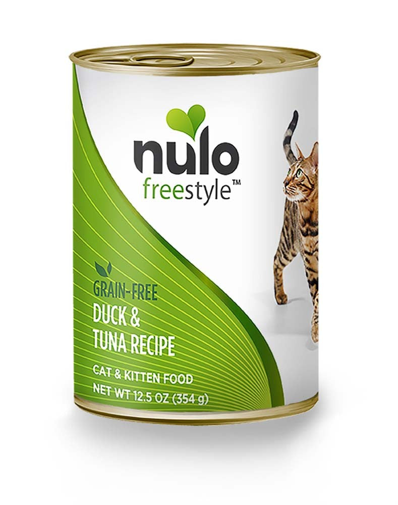 Nulo Freestyle Grain-Free Pate Wet Cat Food Duck & Tuna 12ea/12.5 oz