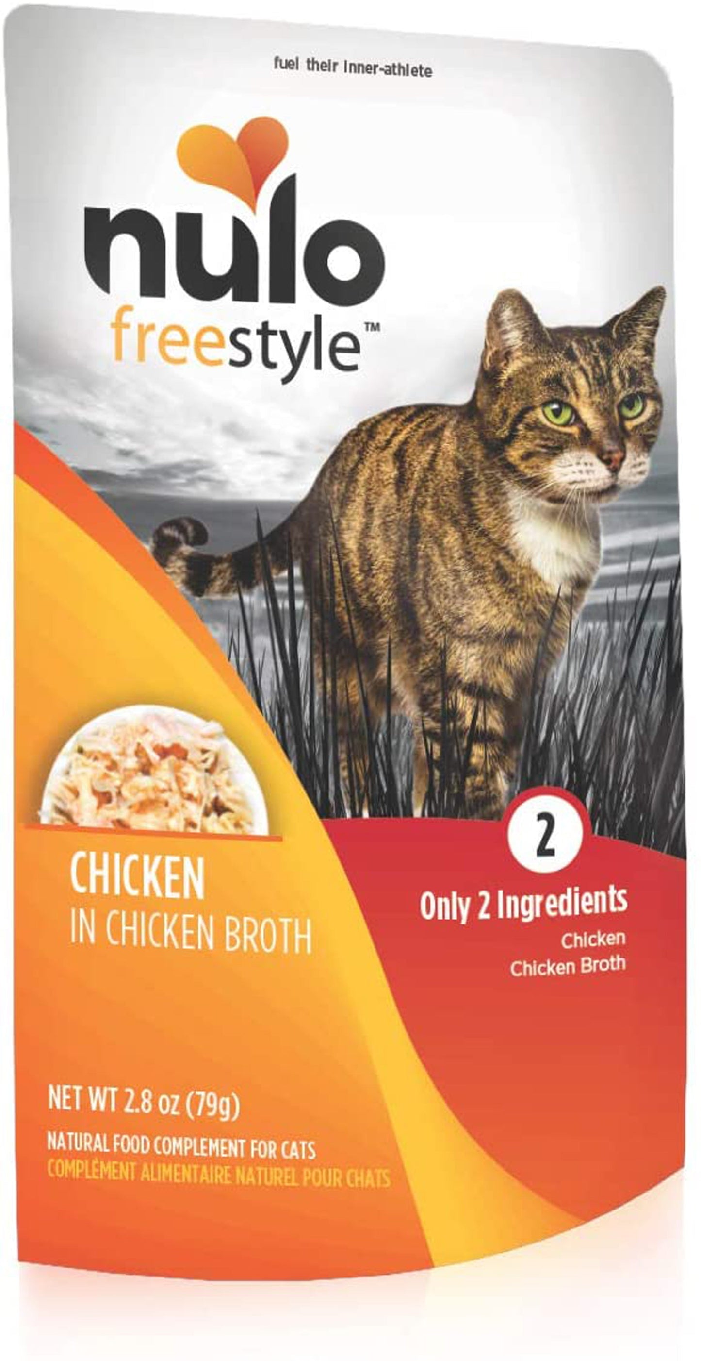 Nulo Freestyle Cat Food Topper Chicken in Broth 24ea/2.8 oz, 24 pk