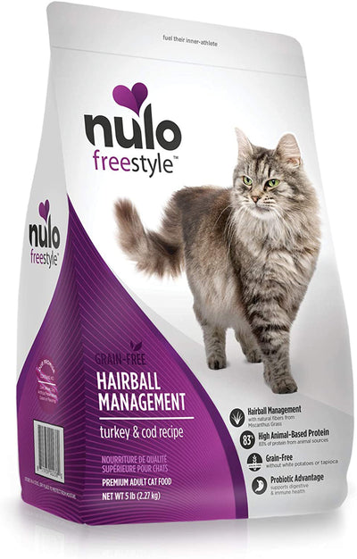 Nulo Freestyle Hairball Management Dry Cat Food Turkey & Cod 1ea/12 lb