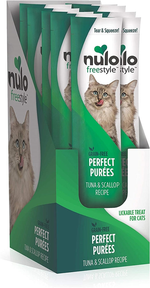 Nulo Freestyle Cat Puree Grain Free Tuna & Scallop .5Oz  (Case of 48)
