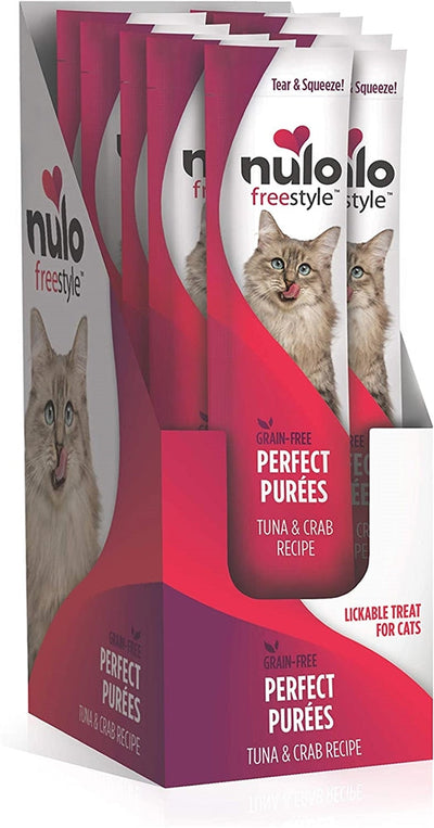 Nulo Freestyle Cat Puree Grain Free Tuna & Crab .5Oz (Case of 48)