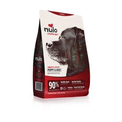 Nulo Challenger High-Meat Adult & Puppy Dry Dog Food Alpine Ranch Beef, Lamb & Pork 1ea/4.5 lb