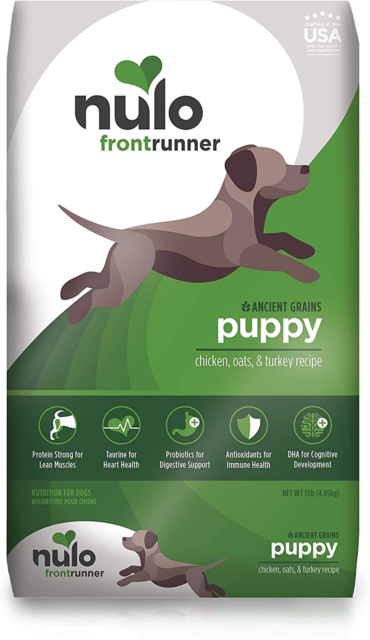 Nulo Frontrunner Puppy Dry Dog Food Chicken, Oats & Turkey 1ea/11 lb