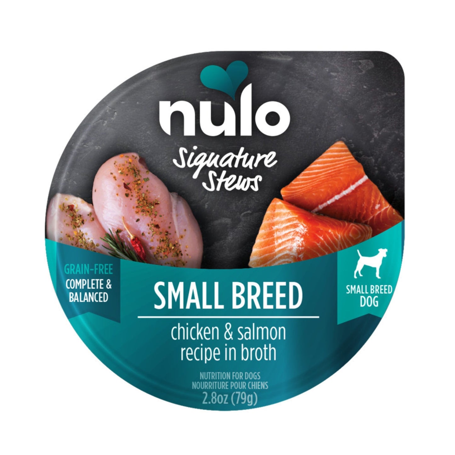 Nulo Signature Stew Small Breed Dog Food Chicken & Salmon 2.8oz. (Case of 24)