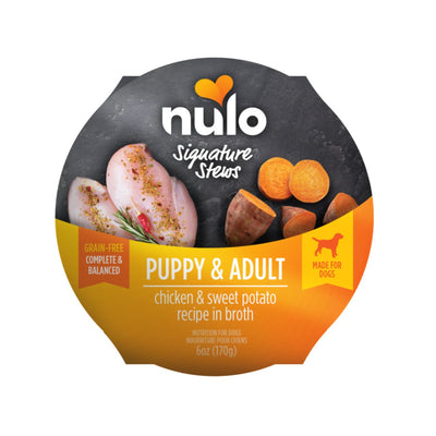 Nulo Signature Stew Puppy & Adult Dog Food Chicken & Sweet Potato 6oz. (Case of 16)