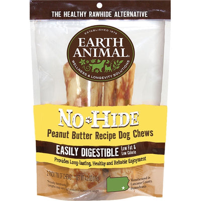 Earth Animal Nohide Peanut Butter Small 2 Pk