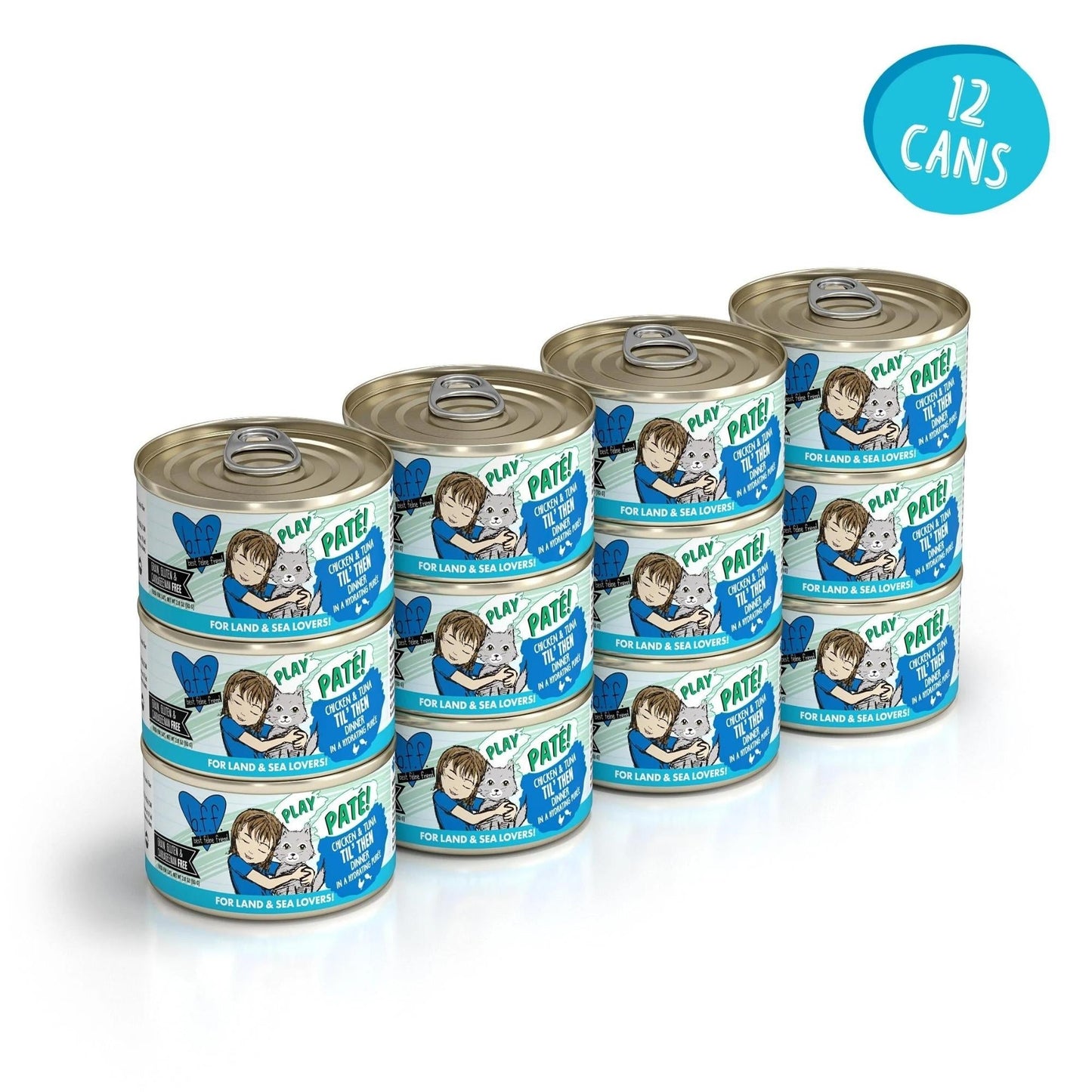 BFF Cat Play Chicken and Tuna Til Then Dinner 2.8oz. (Case of 12)