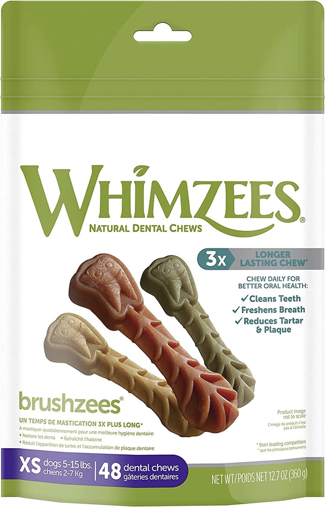 Whimzees Dog Brushzee Daily Pack Xsmall