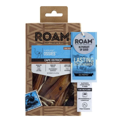 Roam Flavor Rich Ossies Ostrich 3oz.