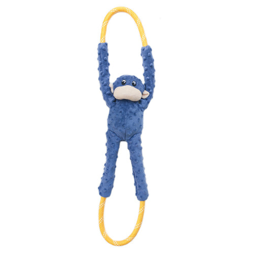 ZippyPaws RopeTugz Dog Toy Monkey Blue 1ea/LG