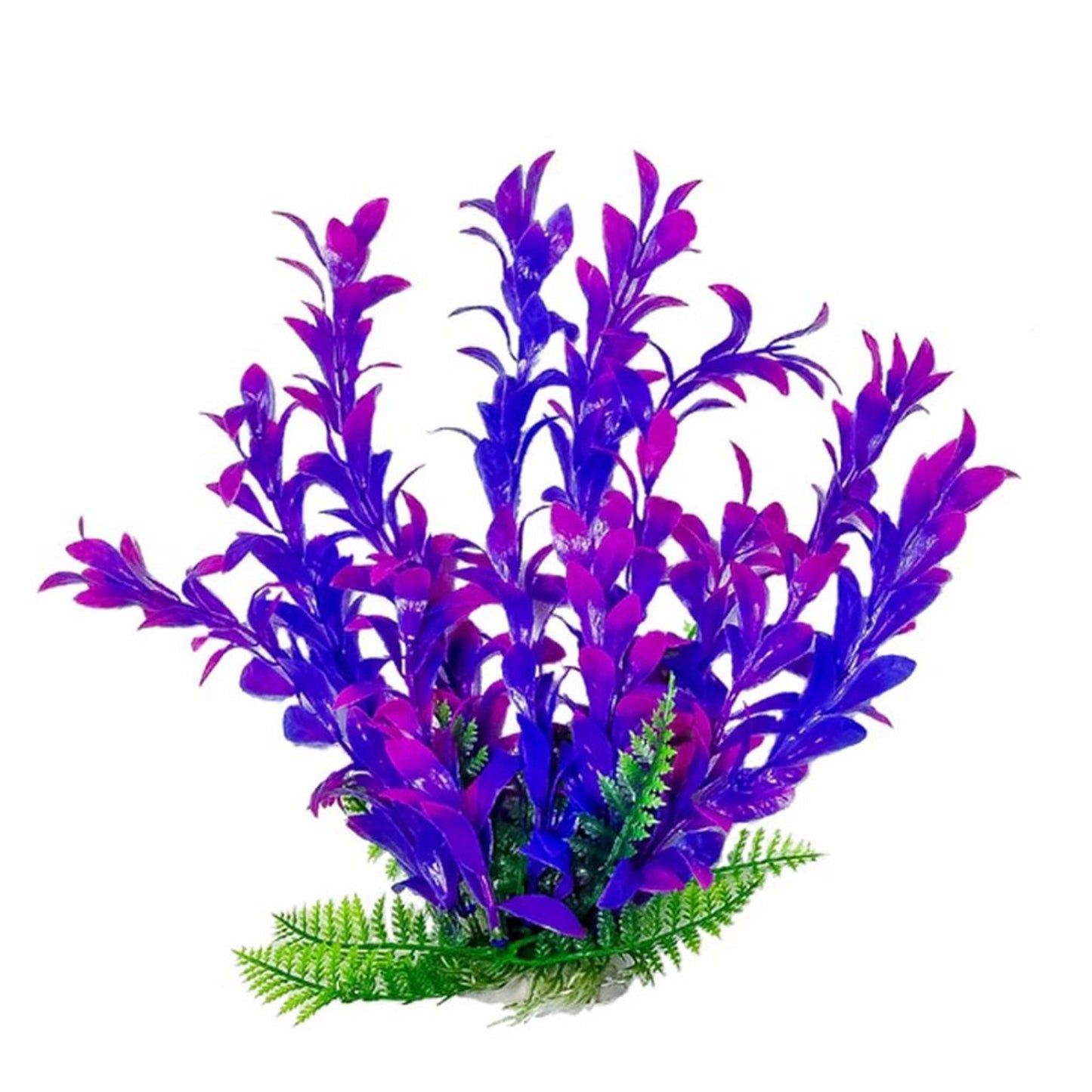 Aquatop Hygro Aquarium Plant with Weighted Base Pink, Purple 1ea/9 in