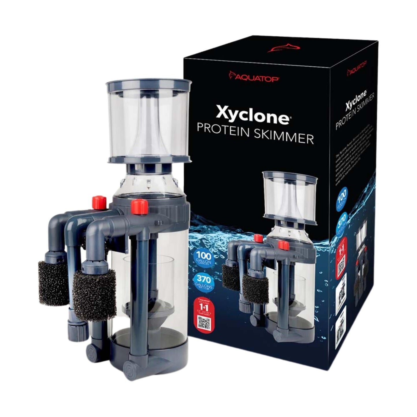 Aquatop Xyclone Protein Skimmer with Pump 1ea/Up To 100 gal
