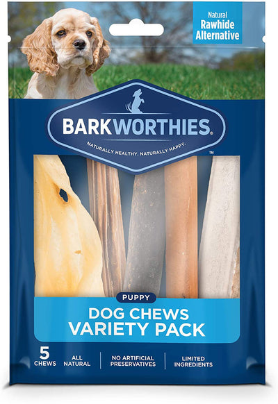 Barkworthies Variety Pack Dog Treats 1ea/SM, 5 pk