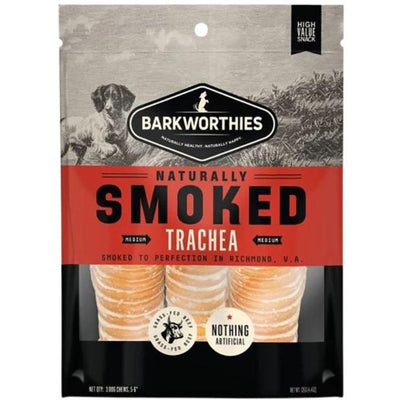 Barkworthies Dog Smoked Trachea 6 Inch 3 Pack