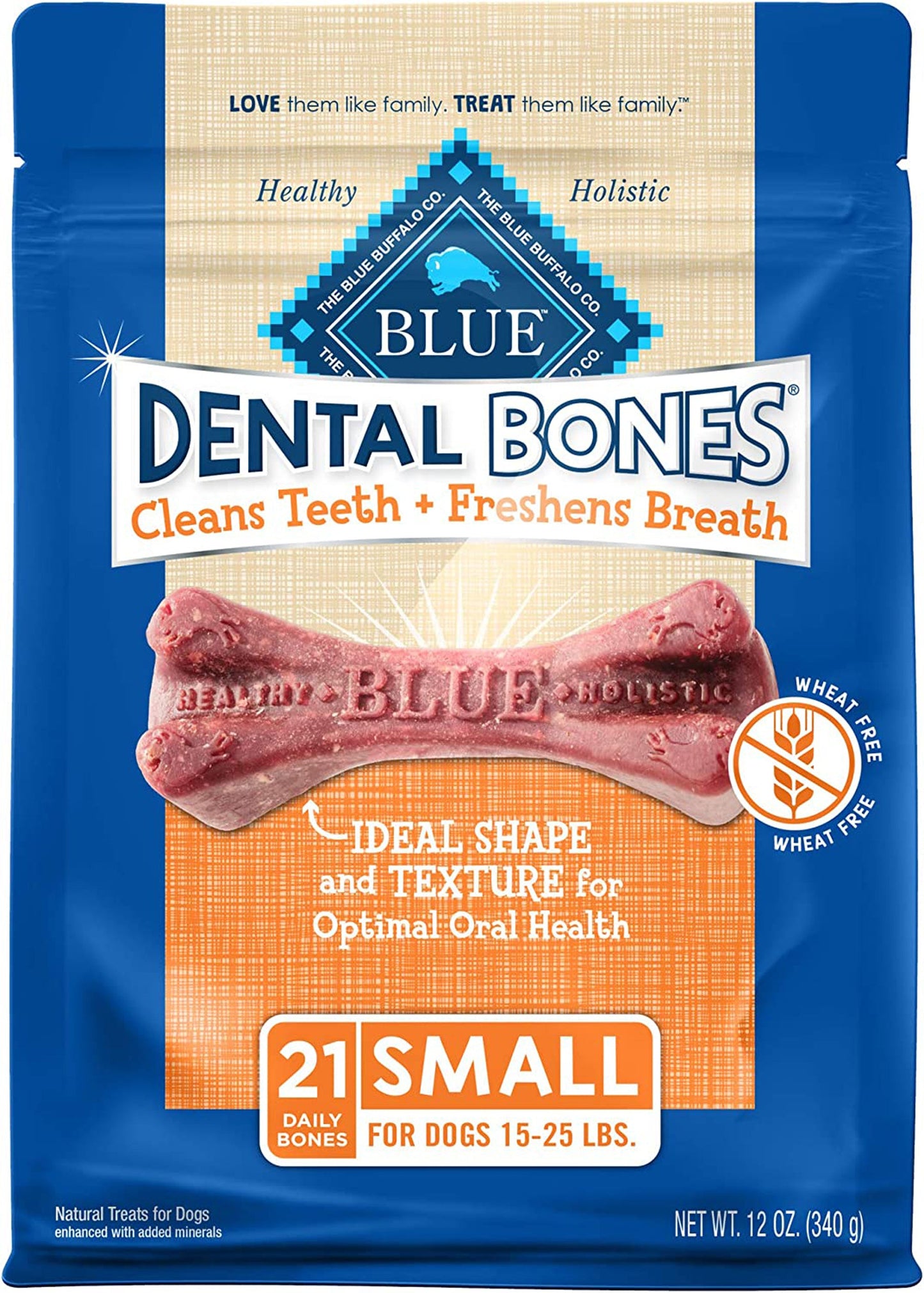 **Blue Buffalo Dental Bones Small 12oz.