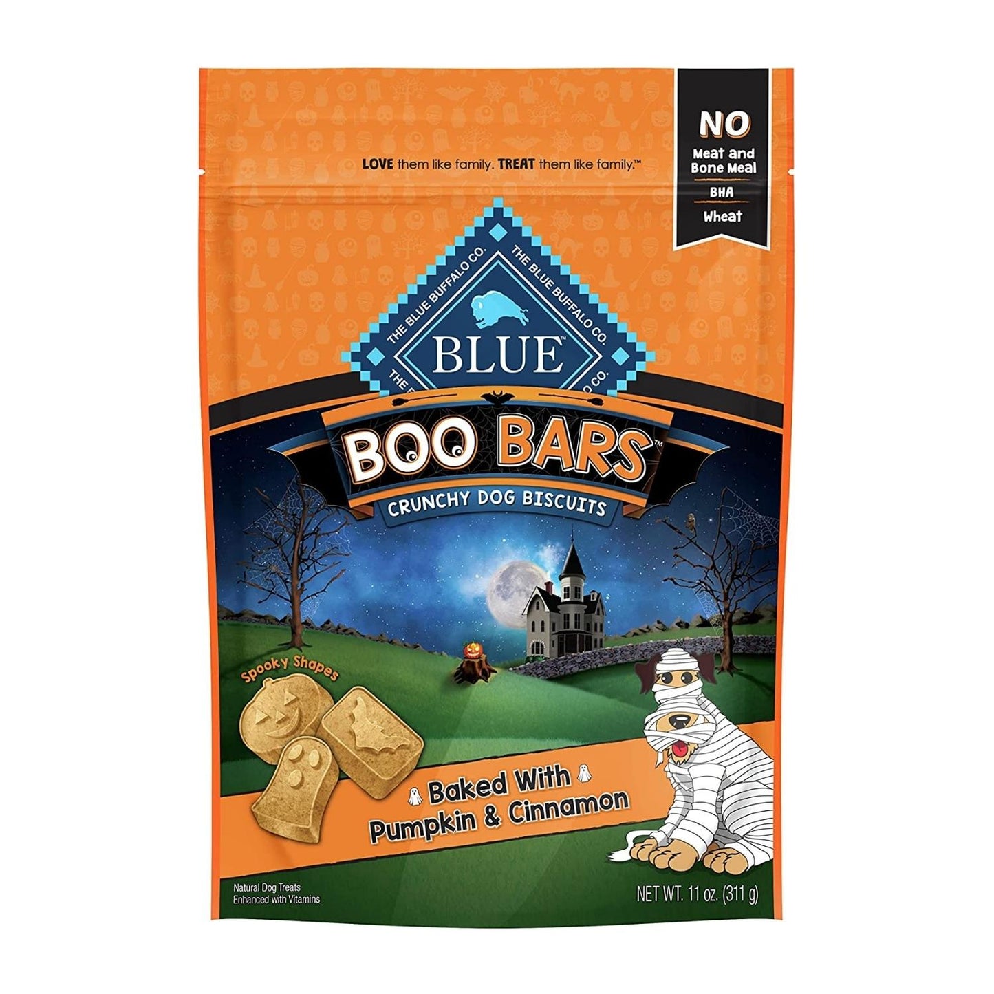 Blue Buffalo Boo Bar Pumpkin And Cinnamon 11oz.