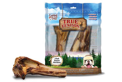 Loving Pets True Venison Whole Femur Bone Dog Treat 1ea/SM, 2 pk