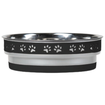 Loving Pets Corsa Pet Bowl Stealth Black, 1ea/LG