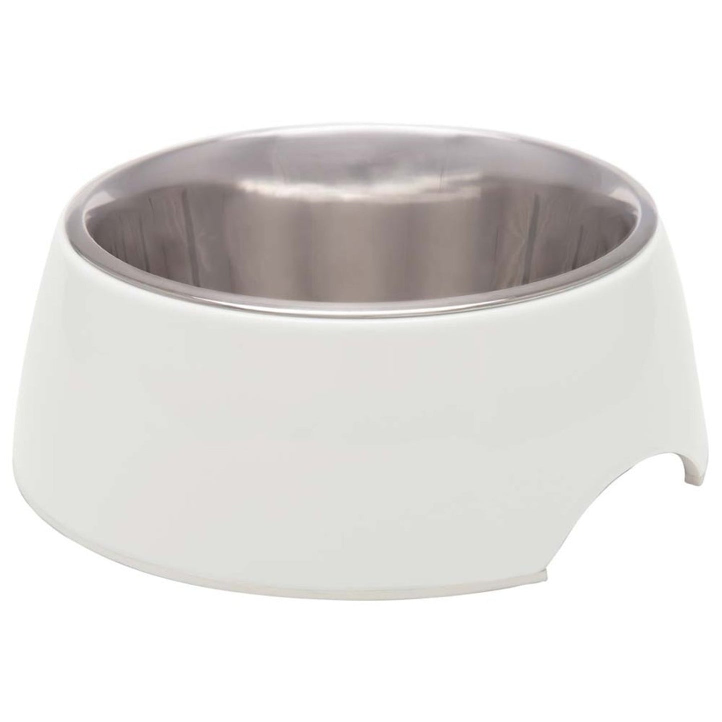 Loving Pets Retro Bowl White 1ea/MD