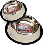 Loving Pets Traditional No-Tip Stainless Steel Dog Bowl Silver 1ea/24 oz