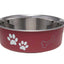 Loving Pets Classic Dog Bowl Merlot 1ea/SM