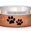 Loving Pets Metallic Dog Bowl Copper 1ea/SM