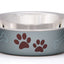 Loving Pets Metallic Dog Bowl Blueberry 1ea/SM