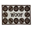 Loving Pets Fashion Mat Woof Chenille Multi-Color 1ea