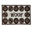 Loving Pets Fashion Mat Woof Chenille Multi-Color 1ea