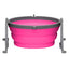 Loving Pets Travel Dog Bowl Pink 1ea/SM