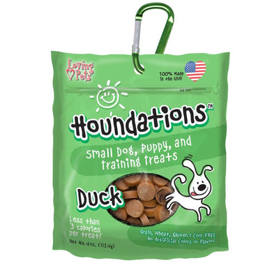 Loving Pets Houndations Small Dog & Puppy Training Treats Duck 1ea/4 oz