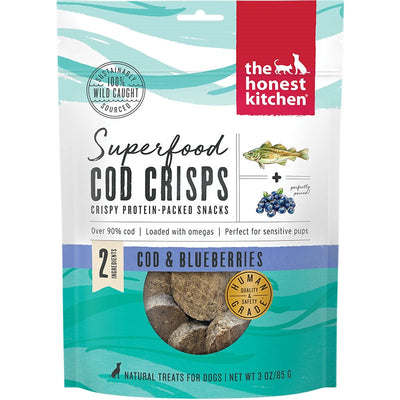Honest Kitchen Dog Superfood Grain Free Cod Blueberry 3oz.