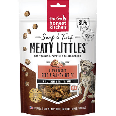 Honest Kitchen Dog Surf And Turf Meaty Lils Beef And Salmon 4oz.