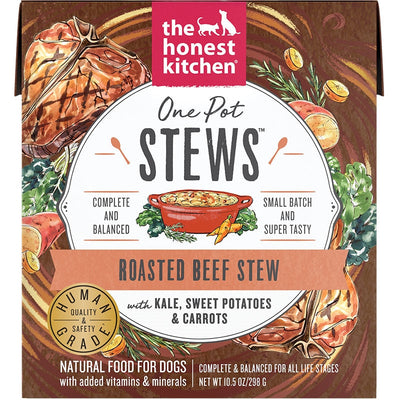 Honest Kitchen Dog One Pot Stew Roasted Beef With Kale; Sweet Potato And Carrots 10.5oz. (Case of 6)