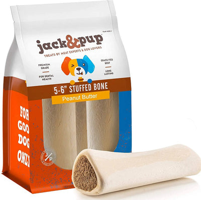 Jack & Pup 5-6In Peanut Butter Bone 2Pk