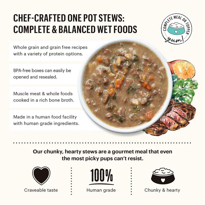 The Honest Kitchen Dog One Pot Stew Beef And Lamb 10.5oz. (Case of 6)