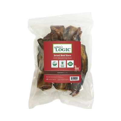 Natures Logic Dog Grain Free Dried Beef ear 8oz.