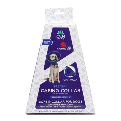 Calm Paws Caring Collar w/ Calming Disk For Dogs Medium