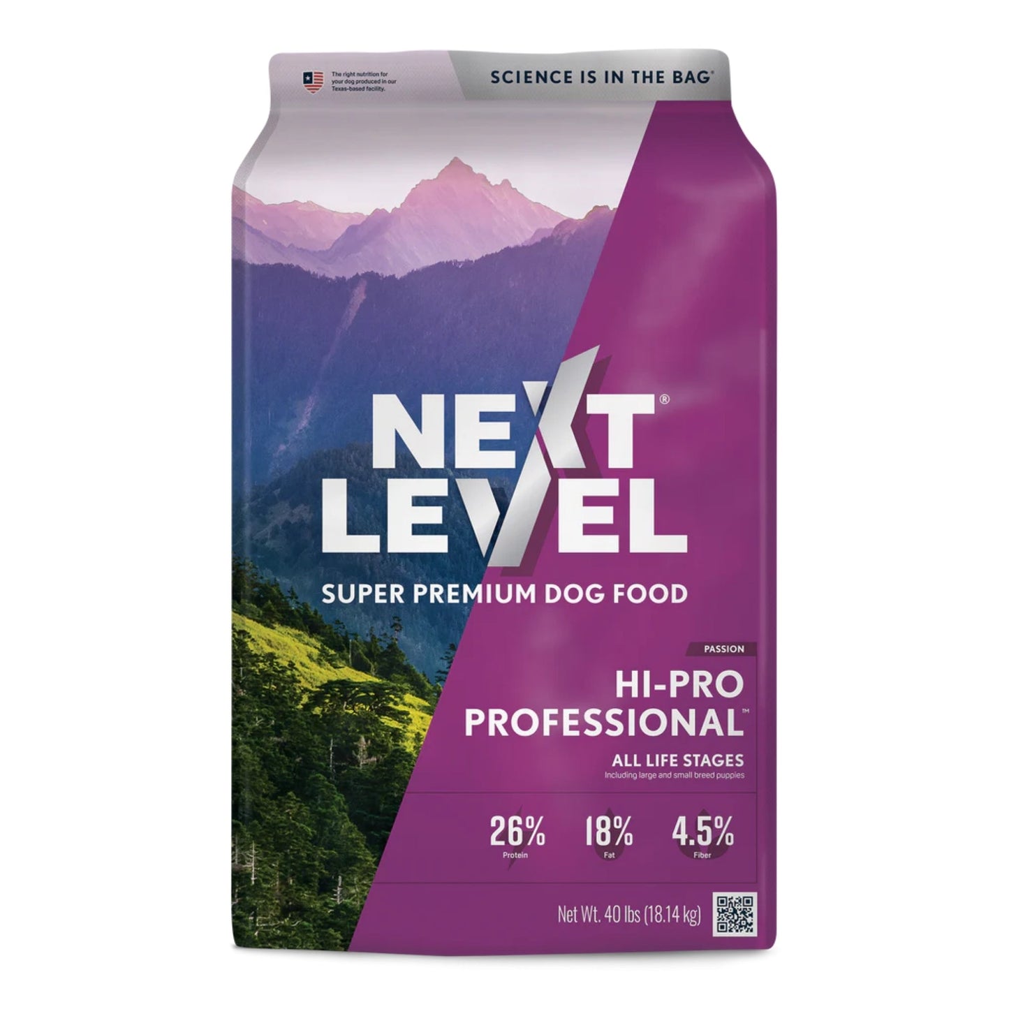 Natures Own Next Level Hi-Pro Professional Dog Food  40 Lb