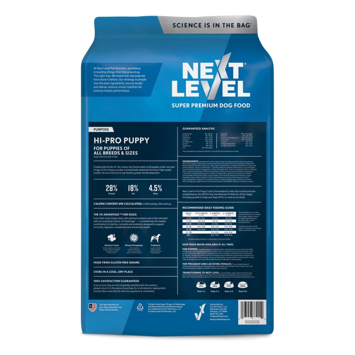 Natures Own Next Level Hi-Pro Puppy Food 40 Lb