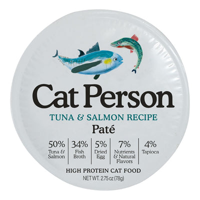 Cat Person Cat Pate Tuna & Salmon 2.75Oz 24 Pack